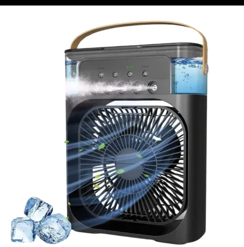 Mini ar condicionado, climatizador, umidificador portátil