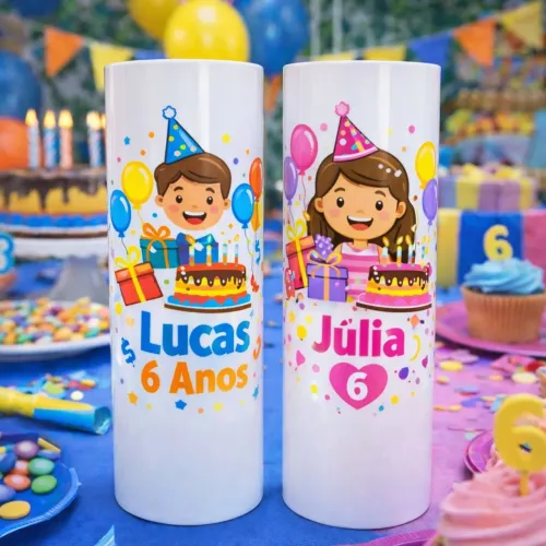 Kit 50 Copos Long Drink Liso Personalizados Várias Cores