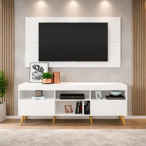 Painel com Rack pé Palito PROMOÇÃO Novo