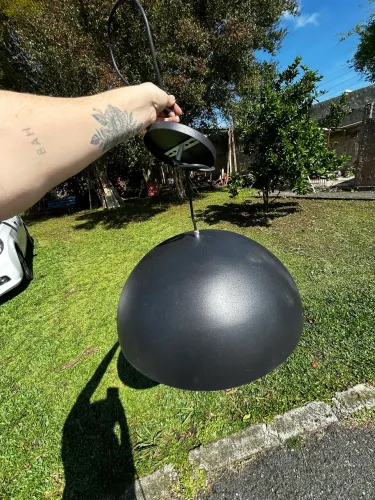 4 - Pedente 50cm cobre meia lua