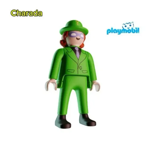 Playmobil DC Kinder Ovo Boneco Miniatura Charada