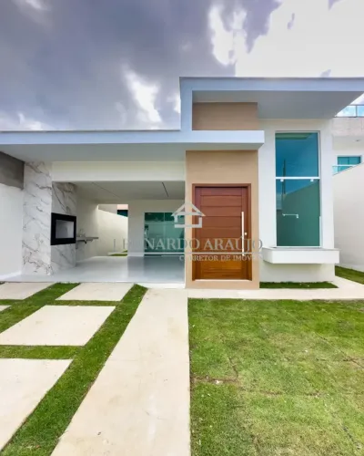 CASA LINEAR DOS SONHOS EM SOLAR DO PORTO - 03 QUARTOS COM SUÍTE EM SOLAR DO PORTO - SERRA 
