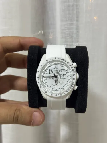 Relógio Omega x Swatch Branco