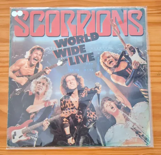 Lp Scorpions- World Wide Live duplo 
