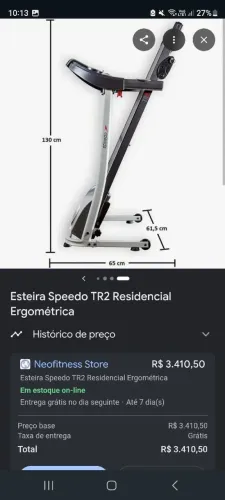 Esteira Speedo TR2