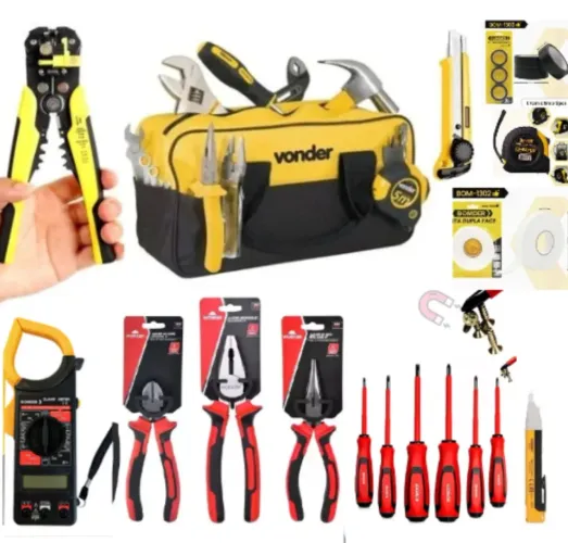 Kit Ferramentas Do Eletricista 1000v Profissional 16pçs