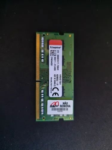 Memória RAM Notebook Kingston 4GB DDR4 2400MHz (KVR24S17S6/4)