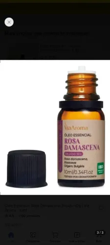 Oléo Rosa Damascena