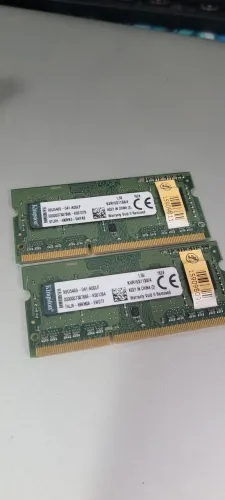 Memória ddr3 2× 4g 1600mhz