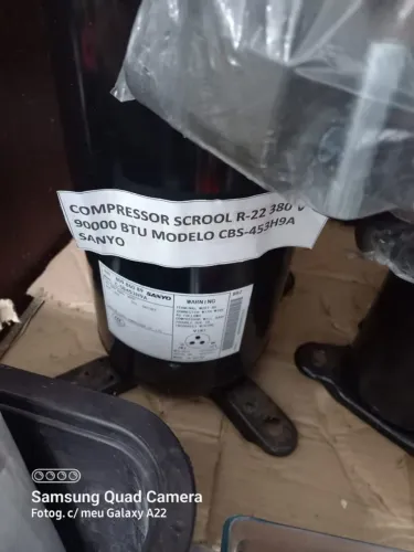 Compressor ar condicionado SANYO 7,5TR/R22/380V novo