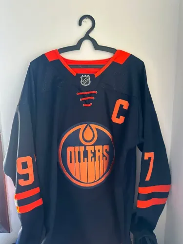Jersey Adidas Oilers NHL Tamanho G (52)