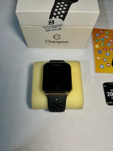 Smartwatch Champion CH50006 - Dourado - Excelente estado