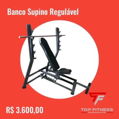 Banco Supino Regulável