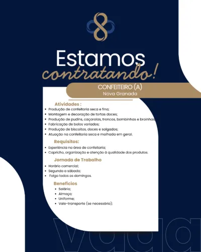 Confeiteiro (a)