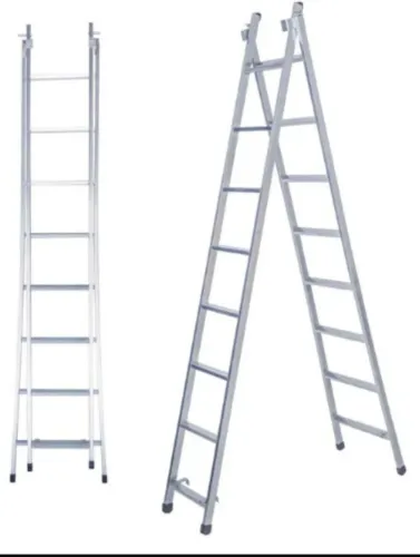 Escada extensível 8 degraus reforçada 
