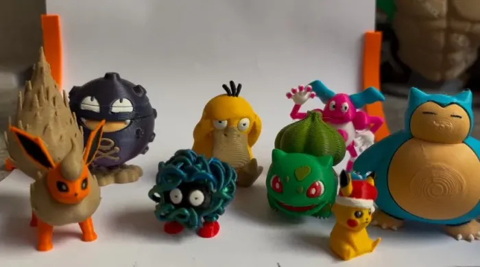 Pokémons Variados em Impressão 3D Miniaturas