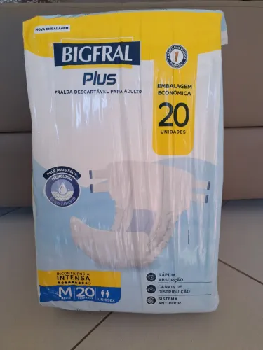 Fraldas Descartável para Adulto 2 unidades por R$ 126,00