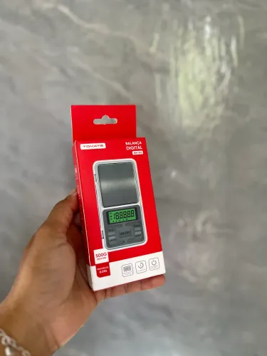 Mini balança digital pesar ouro e joias - 