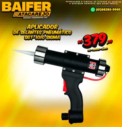 Aplicador de Selantes Pneumático SGT-1010 Sigma