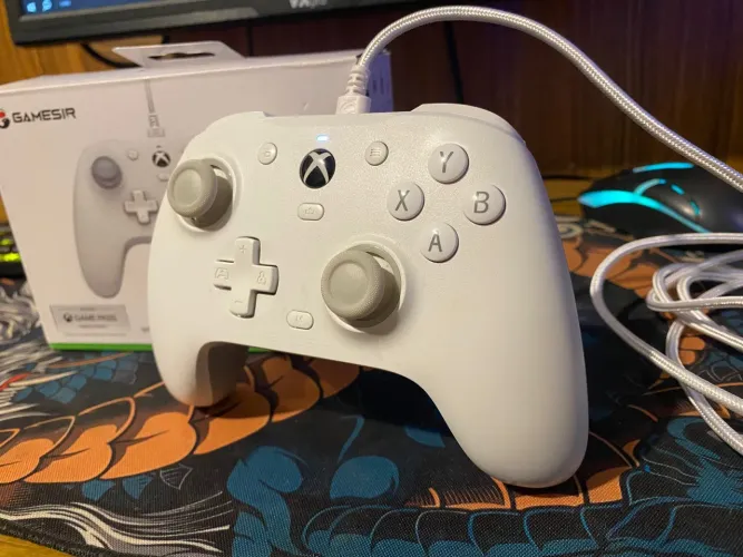 Controle GameSir G7 HE Branco para Xbox/PC - Hall Effect - Completo