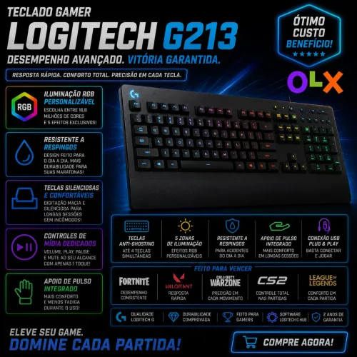 Teclado Logitech G213