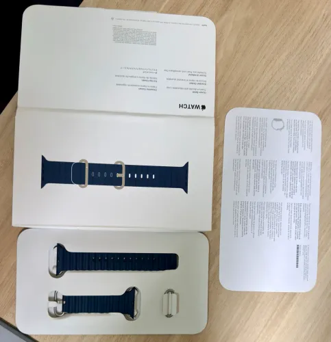 Pulseira Apple Watch Ultra 2 Ocean Band azul 49mm one size original