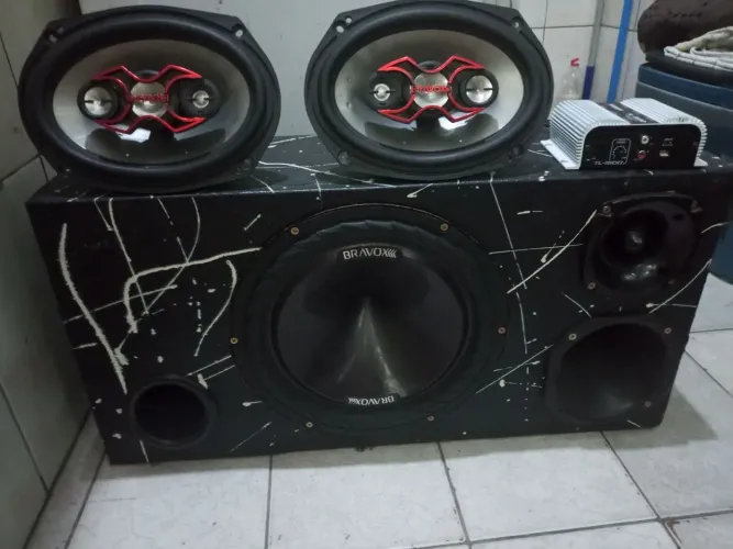 Caixa de som completa Bravox 