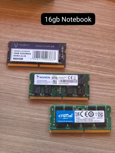 Memoria RAM DDR4 16gb 2400mhz e 2666mhz Notebook