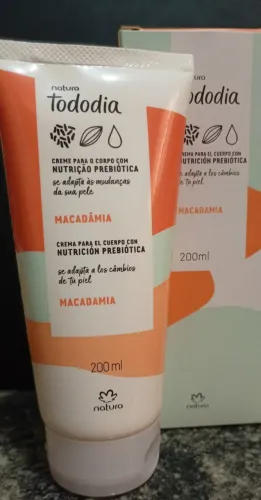 creme hidratante tododia macadamia 200ml