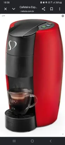 Vendo cafeteira nova 3 corações... ganhei em um sorteio (não uso)