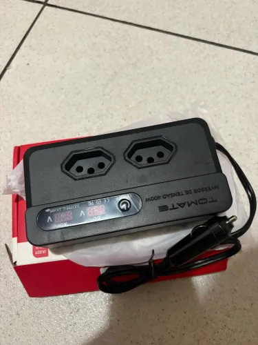 Inversor De Energia Automotivo Tomate MIN-6 400w 12v Para 110v Usb Tipo-c