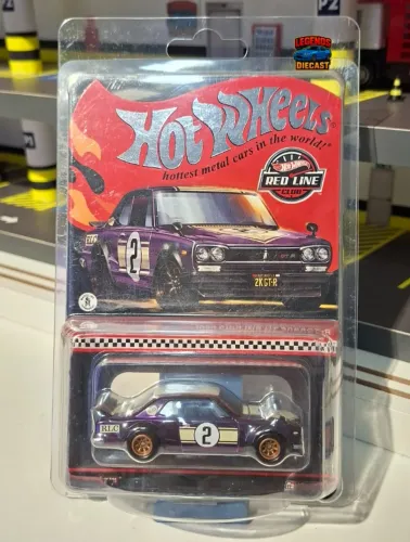 Hot Wheels 1972 Nissan Skyline H/T 2000GT-R Roxo - RLC Selections Exclusivo Variação 2023
