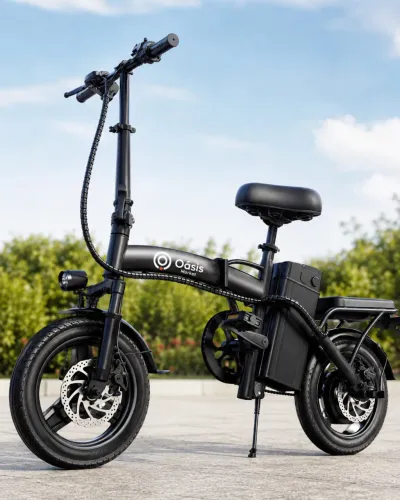 Bicicleta elétrica dobrável 