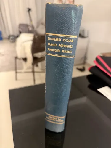 Dicionário escolar francês português (relíquia)