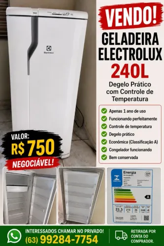 Electrolux 240L Semi Nova