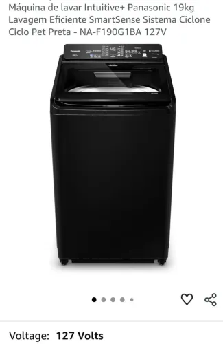 Máquina de lavar Panasonic 19kg lacrada 