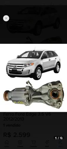 Sucata ford edger 08 a 2014