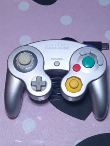 Controle Game Cube original prata 
