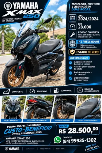XMAX 250 estado de ZERO