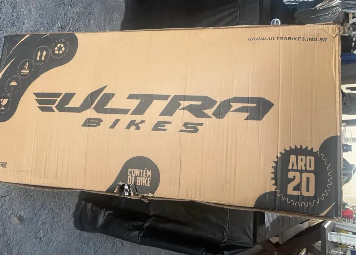 Bicicleta Ultra Bikes Aro 20 Reforçada Freio V-Brake Infantil - nova na caixa