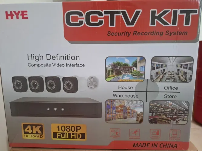 CCTV HYE Cam Kit HYE-AH4404T 2.8MM 4CAM/BULLET/DVR8CH