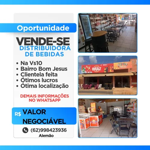 VENDE SE DISTRIBUIDORA DE BEBIDAS
