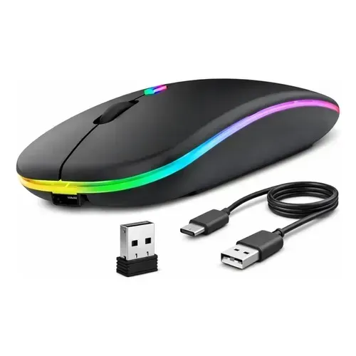 Mouse Bettdow Sem Fio 800-1200-1600 DPI 2,4GHz Bluetooth Preto