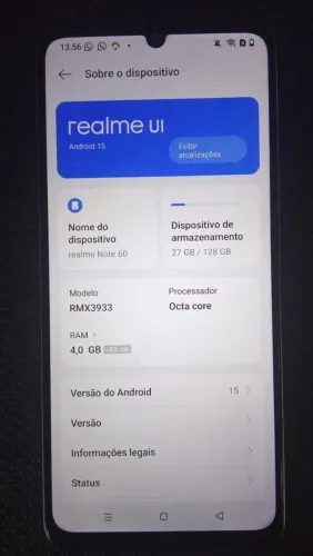 Realme note 60 128gb