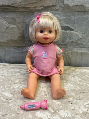 boneca little mommy fisher price doentinha