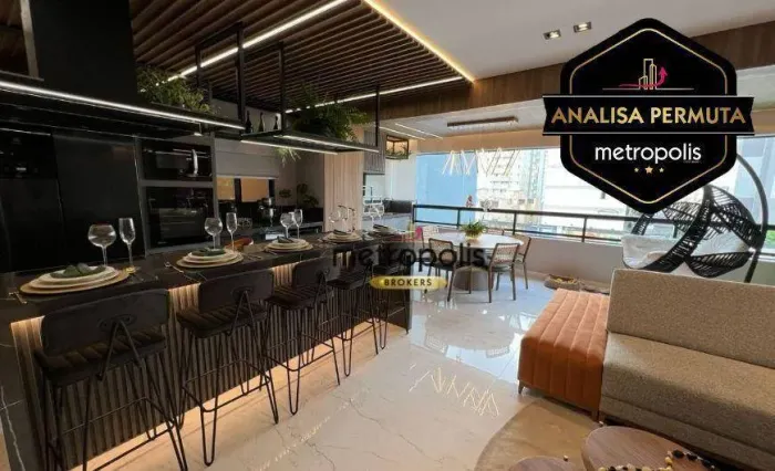 Apartamento com 3 dormitórios à venda, 108 m² por R$ 1.800.000,00 - Campestre - Santo Andr