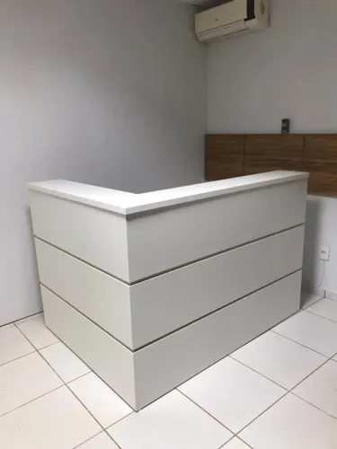 Balcão de atendimento recepção