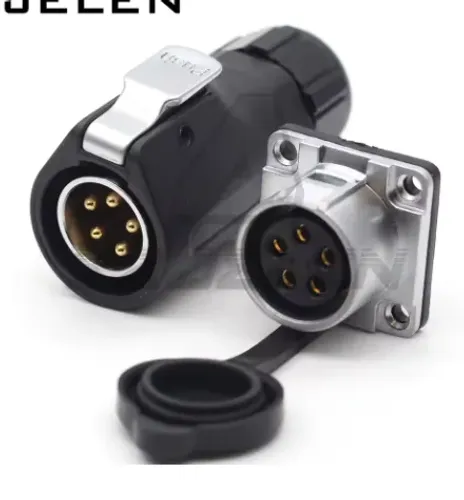 Conector 5 Pinos para Rack Móvel Som Automotivo IP67 à Prova d'Água M20