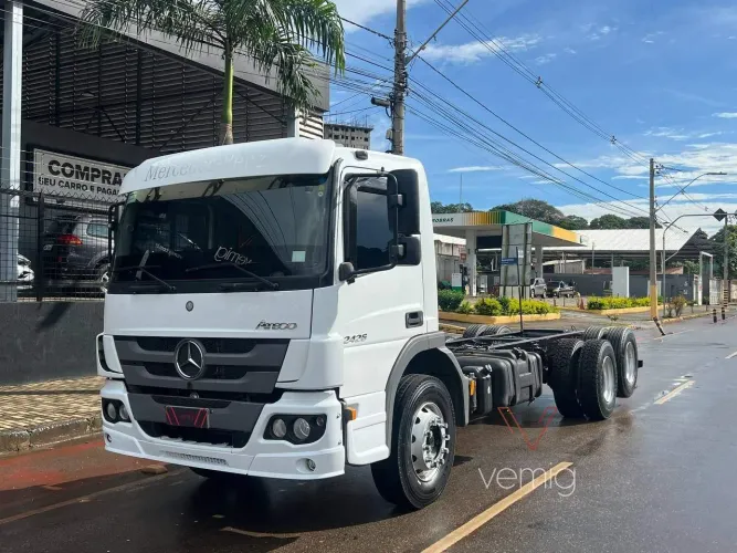 CAMINHÃO TRUCADO MB ATEGO 2426 CHASSI CHASSIS Ñ 2430 24280 24260 BRANCA 2021/2022