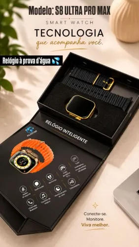Relógio inteligente S8 Ultra Pro Max a prova d'água